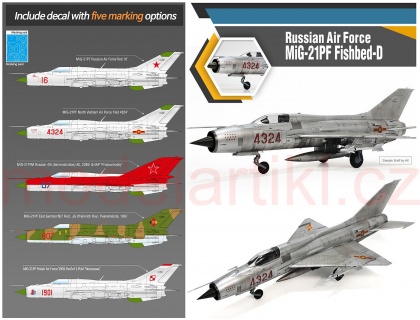 Russian Air Force MiG-21PF Fishbed-D, 1:48, 002/12320