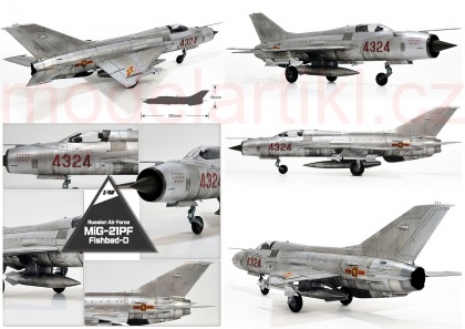 Russian Air Force MiG-21PF Fishbed-D, 1:48, 002/12320