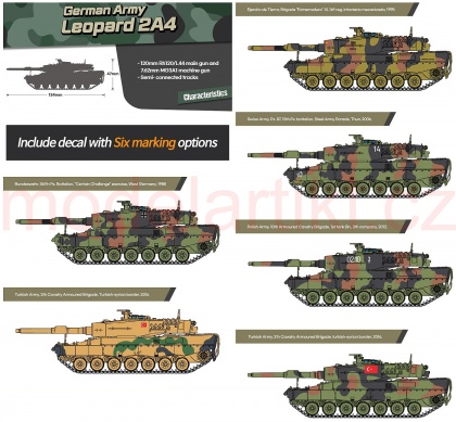 GermanArmy Leopard 2A4 (Limited Editions), 1:72, 002/13428