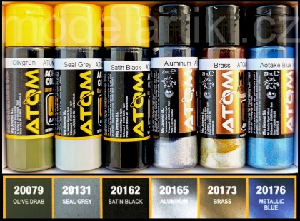 Modern Amunition Colors Set 6x20ml, 085/ATOM-20713