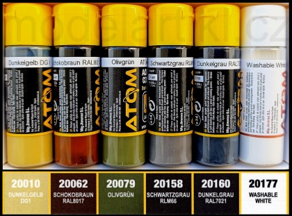 Early/Middle German Colors Set Vol.1 6x20ml, 085/ATOM-20727