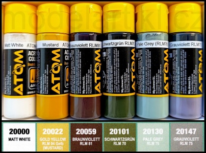FW 190 Colors Set 6x20ml, 085/ATOM-20904