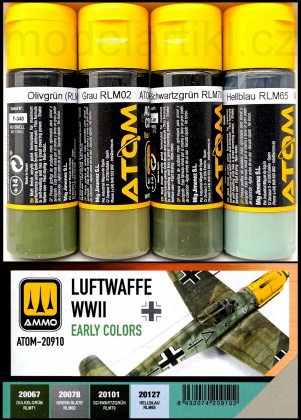 Luftwaffe WWII Early Colors Set 4x20ml, 085/ATOM-20910