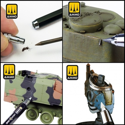 LOCK N LOAD - Weathering Colors (Set of 6 watercolor leads), 085/A.MIG-8338
