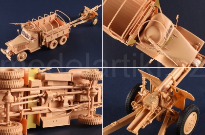 USA CCKW-352 Machine Gun Turret Version With M2A1 105MM Howitzer, 1:35, 083/63567