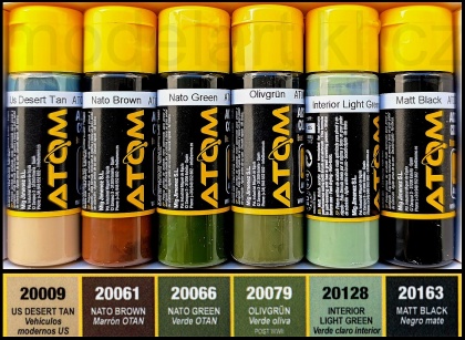 Modern U.S. Army 1950-2016 6x20ml, 085/ATOM-20744