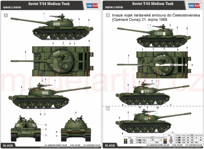 Soviet T-54 Medium Tank, 1:35, 008/84538