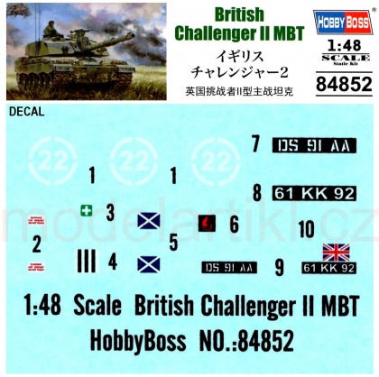 British Challenger II MBT, 1:48, 008/84852