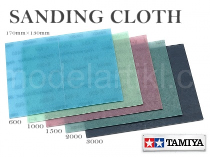 Tamiya Sanding Cloth - 1000, 001/87232