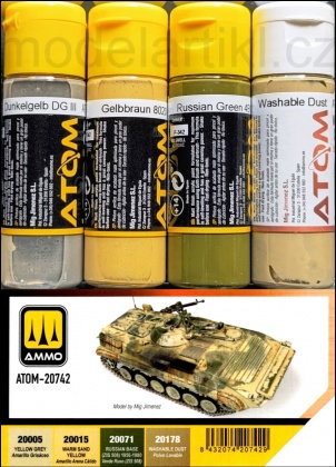 Soviet-Afghan War 1979-89 Soviet Colors WWII Set 4x20ml, 085/ATOM-20742