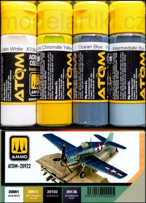 US Navy Aircraft WWII Colors Set 4x20ml, 085/ATOM-20922