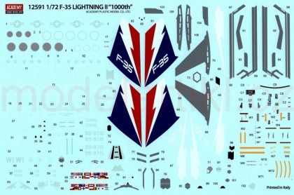 F-35A Lighting II 1000th, 1:72, 002/12591