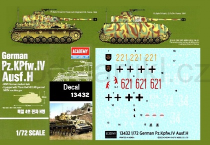 German Pz.Kpfw.IV Ausf.H (Limited Editions), 1:72, 002/13432