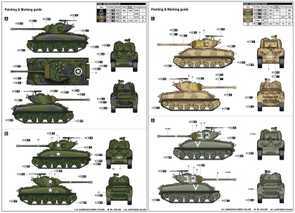 M4A1(76)W Medium Tank, 1:16, 083/61616