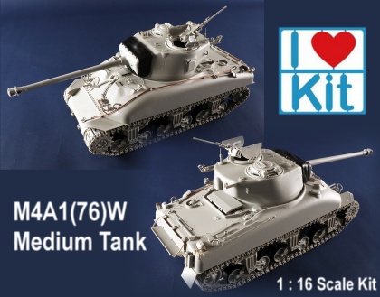 M4A1(76)W Medium Tank, 1:16, 083/61616