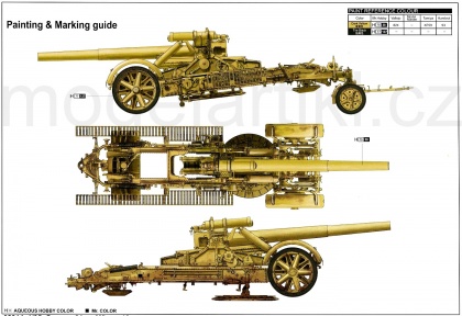 German 21 cm Mörser 18 Heavy Artillery, 1:35, 005/02314
