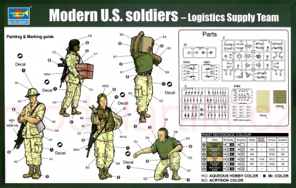 Modern U.S. Soldiers - Logistics Supply Team, 1:35, 005/00429