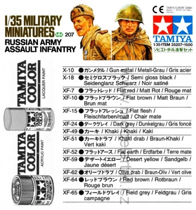 Russian Army Assault Infantry, 1:35, 001/35207