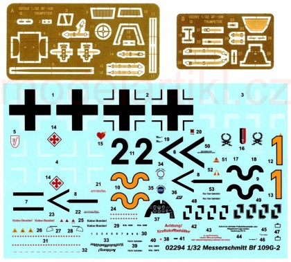 Messerschmitt Bf 109G-2, 1:32, 005/02294