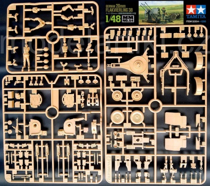 German 20mm Flak 38, 1:48, 001/32554