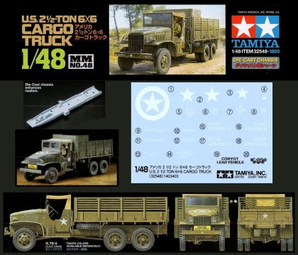 U.S. 2,5ton 6x6 Cargo Truck, 1:48, 001/32548