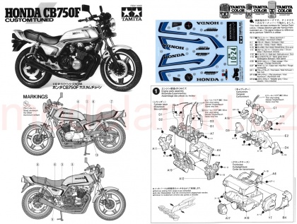 Honda CB750F Custom Tuned, 1:12, 001/14066
