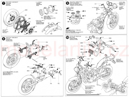 Honda CB750F Custom Tuned, 1:12, 001/14066