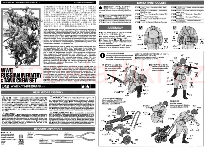 Russian Infantry & Tank Crew Set, 1:48, 001/32521