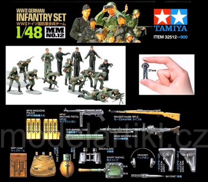 German Infantry + Tank Crew, 1:48, 001/32512