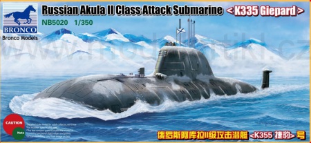 Russian Akula II Class Attack Submarine (K335 Giepard), 1:350, 062/NB5020