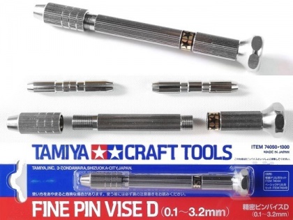 Fine Pin Vise D (Ø: 0,1 - 3,2mm), 001/74050