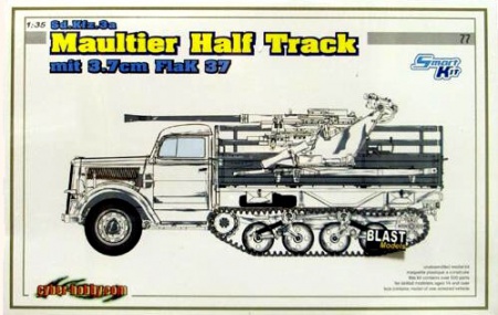 Sd. Kfz.3a Maultier Half Track mit 3.7cm FlaK 37, 1:35, 023/6768