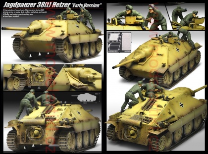 Jagdpanzer 38(t) Hetzer (Early Version), 1:35, 002/13278