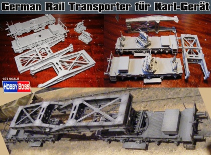 German Rail Transporter für Karl-Gerät (Karl-Gerät not included), 1:72, 008/82906