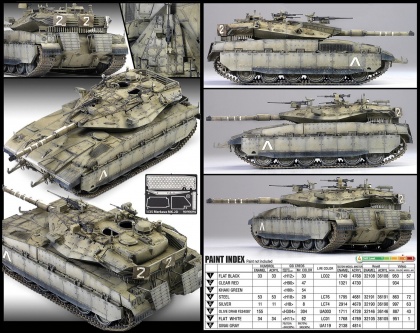 Merkava Mk.IID - Israel Defense Forces, 1:35, 002/13286
