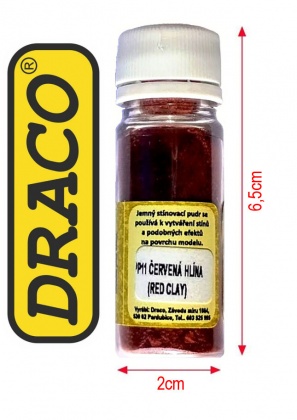 Patinovací pigment - červená hlína (Red Clay) 10ml, 087/PP11