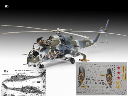 Mil Mi-24V Hind E, 1:72, 009/04839
