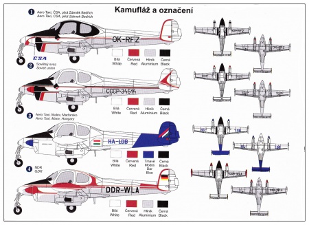 Let L-200D Morava, 1:72, 052/AZCZ30