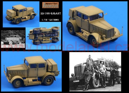 SS-100 Gigant Schwerer Radschlepper/ Heavy Tractor, 1:72, 012/SA72001