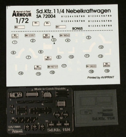 Sd.Kfz 11/4, 1:72, 012/SA72004