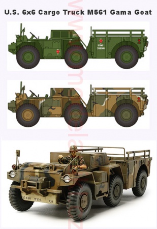 U.S. 6x6 Cargo Truck M561 Gama Goat, 1:35, 001/35330