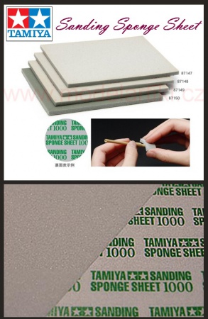 Tamiya Sanding Sponge Sheet - 1000, 001/87149
