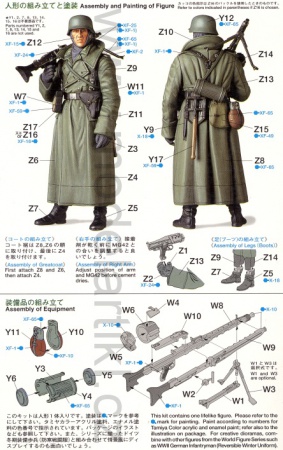 WWII German Machine Gunner (Greatcoat), 1:16, 001/36306
