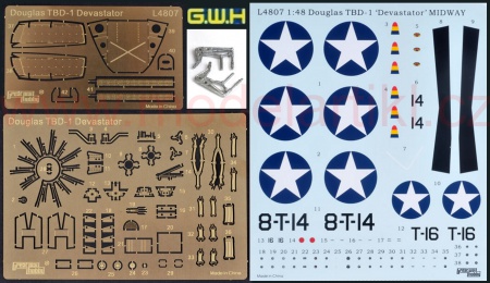 Douglas TBD-1 Devastator (VT-8 at Midway 1942), 1:48, 063/L4807