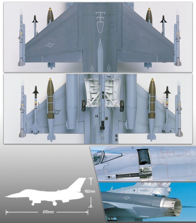 F-16 CG/CJ Fighting Falcon, 1:32, 002/12123