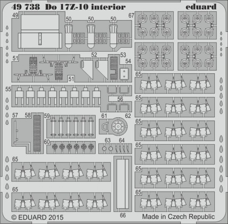 Do 17Z-10 interior (1:48 ICM), 1:48, 003/49738