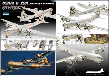 USAAF B-29A Enola Gay & Bockscar, 1:72, 002/12528