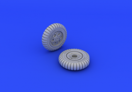 Fw 190A wheels early (1:72 Eduard), 1:72, 003/672095