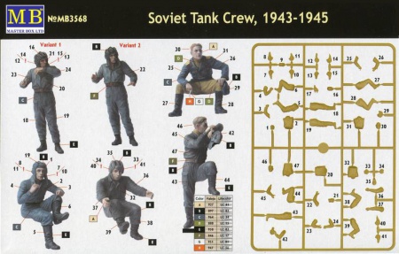 Soviet Tank Crew 1943-45, 1:35, 096/MB3568