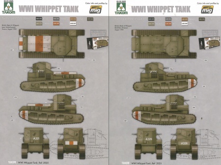 MK A Whippet WWI Medium Tank, 1:35, 103/2025